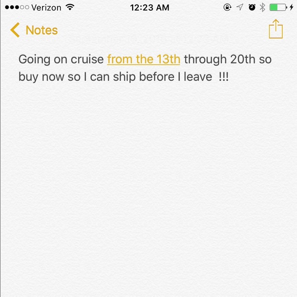 Cruise vacation