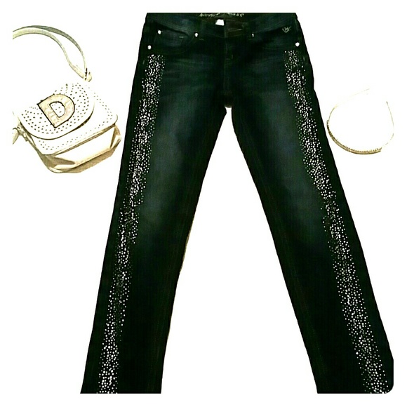 Embellished Justice Jeans (Girl's) - Picture 1 of 4