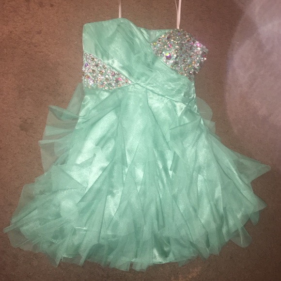Homecoming Aqua dress