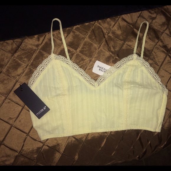 Flowery Yellow Crop Top