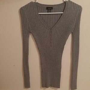 Rue 21 grey stretchy shirt