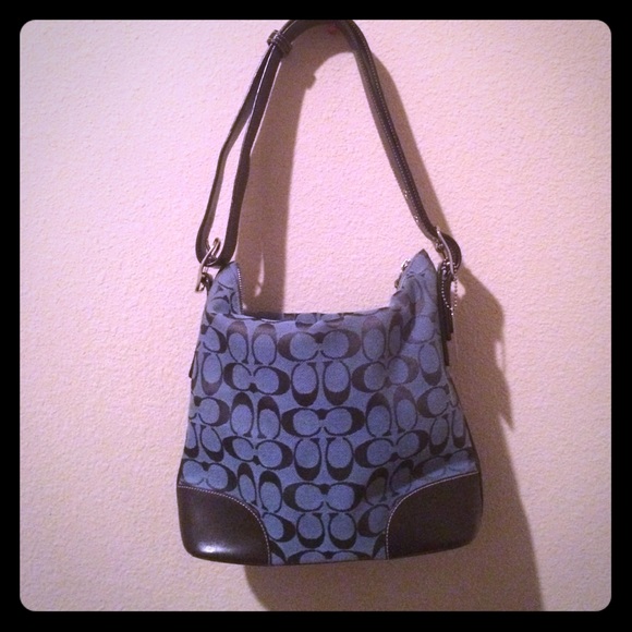 Authentic Coach Canvas Handbag