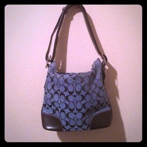 Authentic Coach Canvas Handbag