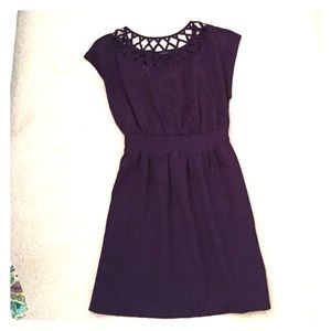 Tahari purple dress