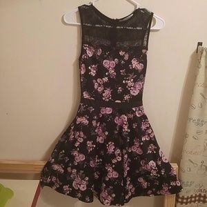Floral Lace Skater Dress