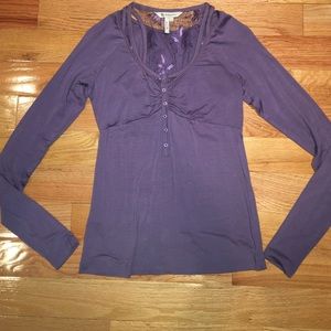 BCBG GENERATION LONG SLEEVE TOP