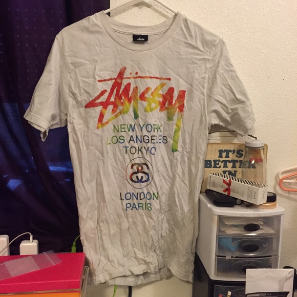 Stussy tie dye tee