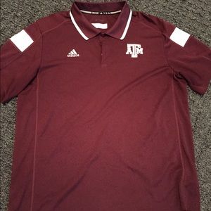 Texas A&M Adidas Polo