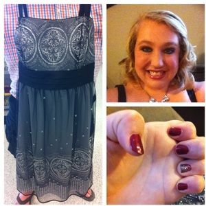 Grey/Silver Homecoming Dress