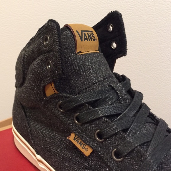 BRAND NEW Tweed Cotton/Canvas Vans Mids!!! - Picture 2 of 4