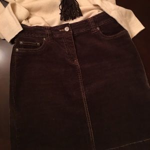 Boden corduroy skirt