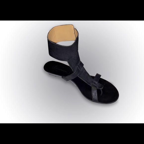 BCBG MaxAzria leather sandals.