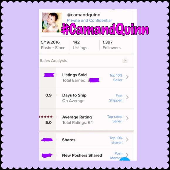 TOP RATED SELLER, POSH MENTOR, FAST SHIPPER, 5⭐️