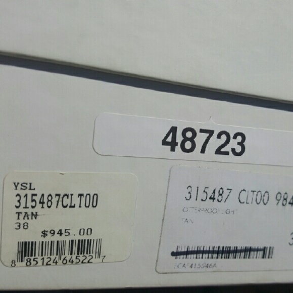 Yves Saint Laurent tan heels (used) - Picture 2 of 2