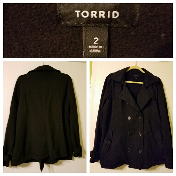 Black Torrid peacoat