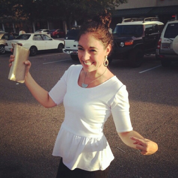 Metaphor Peplum Top