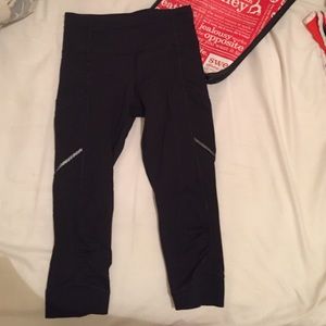Lululemon running cropped leggings size 2
