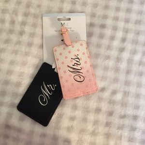 Mr. & Mrs. Luggage Tags
