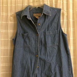 Button up denim shirt