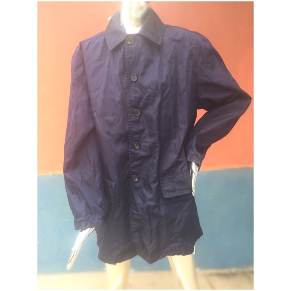 PRADA nylon blue jacket wind breaker