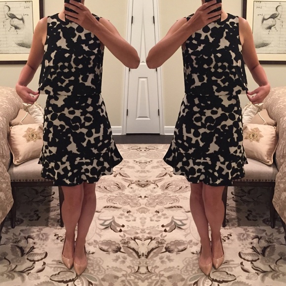 Banana Republic Crop top open back dress