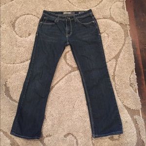 Men's Aiden BKE dark denim jeans size 33 R