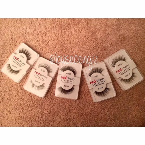 RED CHERRY 🍒 LASHES