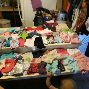 100+pieces of girls 0 to 6 month lot