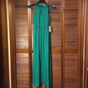 NWT Jennifer Lopez Size 12 green maxi dress