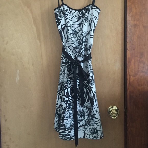 Floral dress.