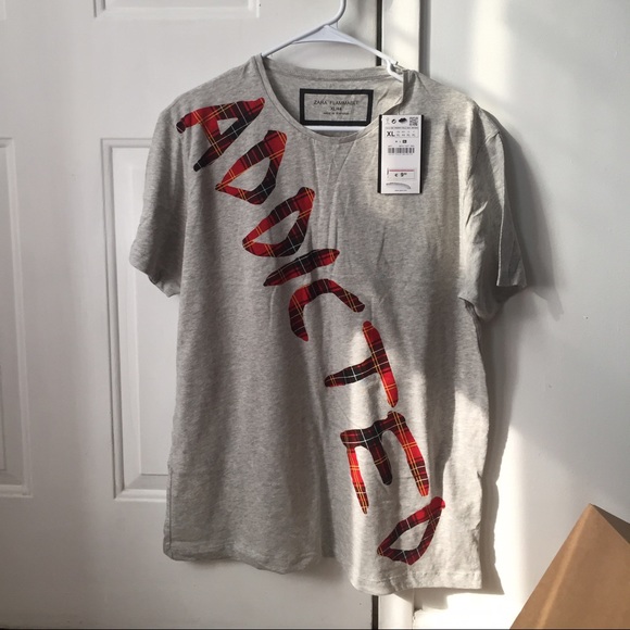 Zara round neck T-shirts XL