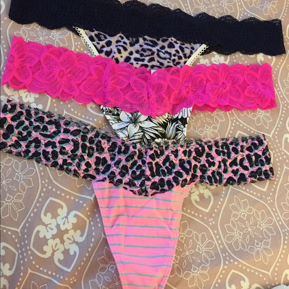 Victoria's Secret Thongs Large