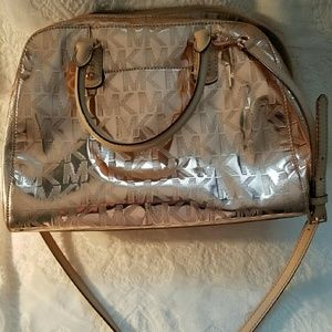 Michael Kors Rose Gold Large Handbag satchel