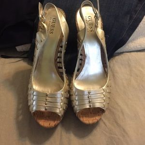 Guess Jarrett Cork Heels