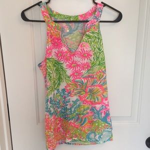 Lovers Coral Lilly Pulitzer Top