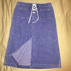 Valerie Steven Denim Skirt