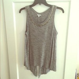 Split back Express tank with beading - M