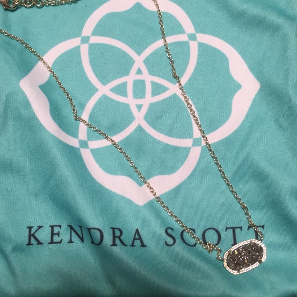 Kendra Scott Necklace - Pyrite & Gold
