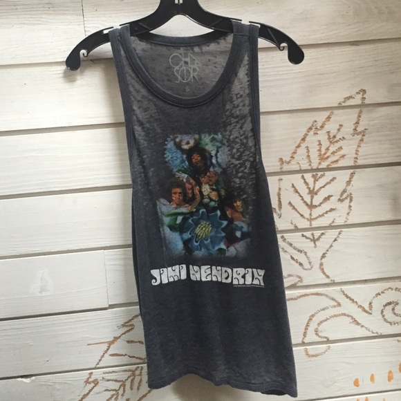 CHASOR brand graphic tank - Jimi Hendrix