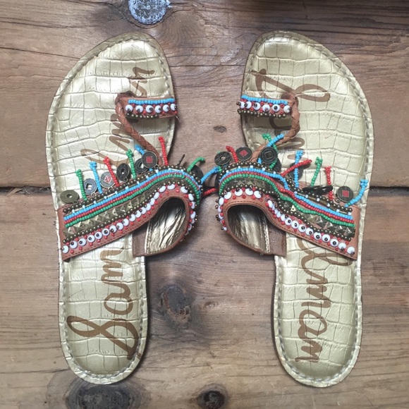 Sam Edelman beaded Sandals size 6.5