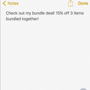 Bundle deal!