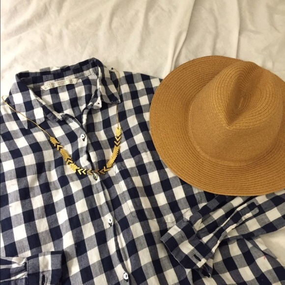 Zara gingham top - Picture 2 of 3