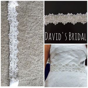 David's Bridal Wedding Sash