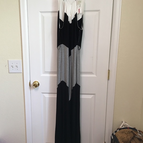 3 tone maxi dress