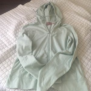 Juicy couture mint green zip up jacket