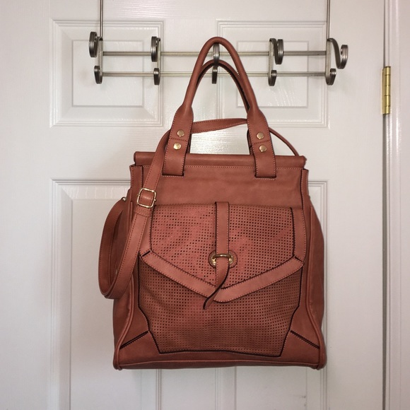 Fall orange hobo bag