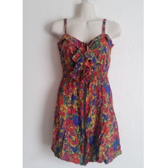 Floral Ruffles Dress