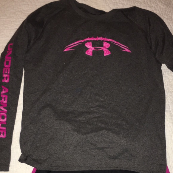 Boys Under Armor Long Sleeve Football Shirt