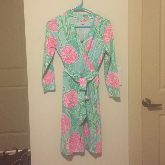 lilly pulitzer meridan wrap dress