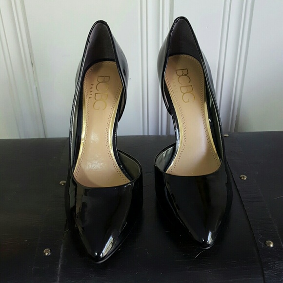 Bcbg black patent heels
